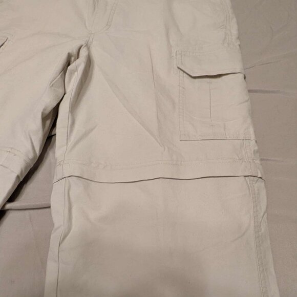 L.L. Bean Convertible Cargo Pants Mens 33 x 29 Cotton No Tags Never Washed - EUC - Picture 5 of 14
